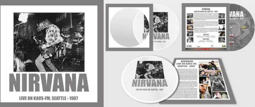 Nirvana Live On KaosFM, Seattle 1987 LP/Vinyl