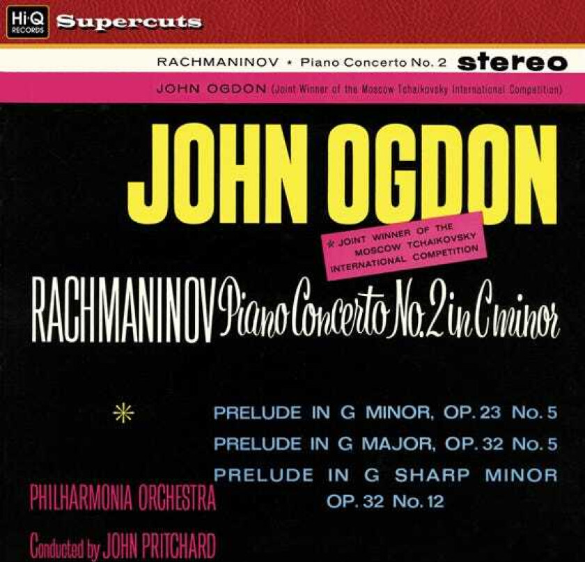 John Ogdon, Philharmonia Orchestra, John Pritchard  Rachmaninov: Piano Concert 2  LP/Vinyl