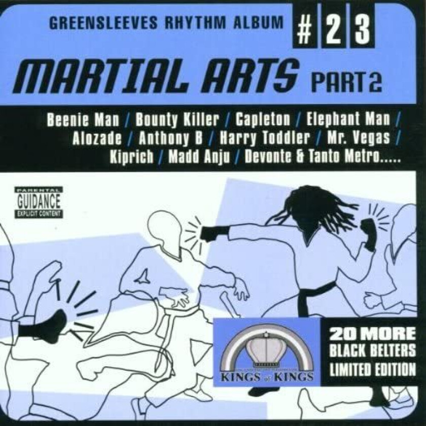 Diverse Reggae Martial Arts 2 Greensleeves Rhythm Album #23 CD