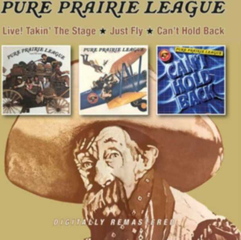Pure Prairie League Live! Takin' The Stage / Just Fly / Can't Hold Back CD