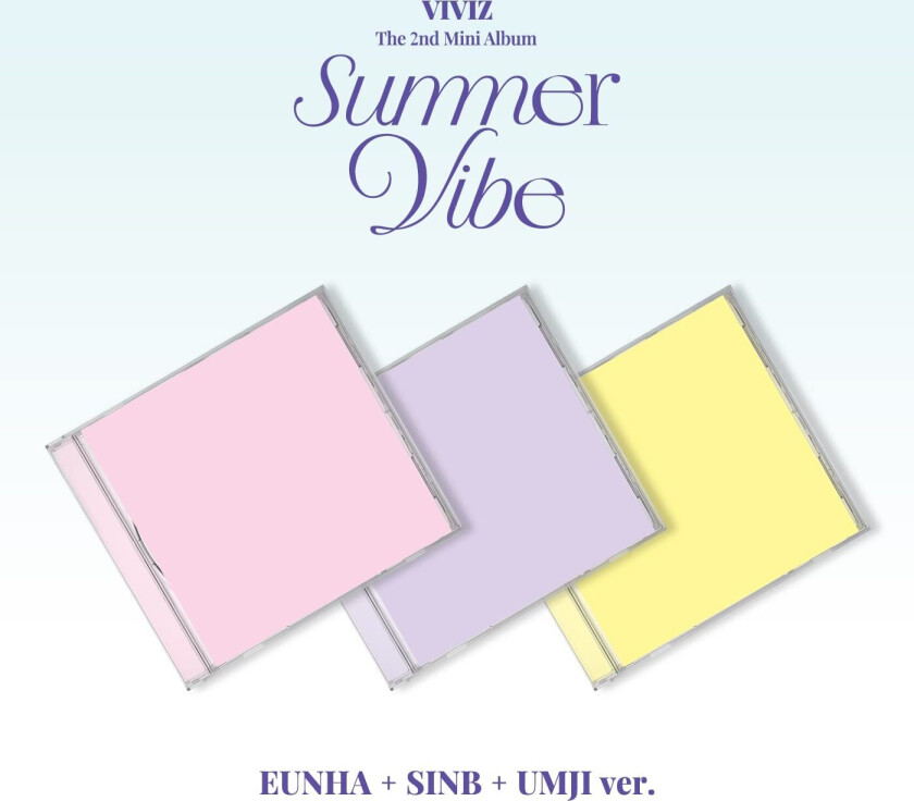 Viviz Summer Vibe (Jewel Case) Incl. 16pg Booklet, Photo Card, Group Photo Card + Sticker CD