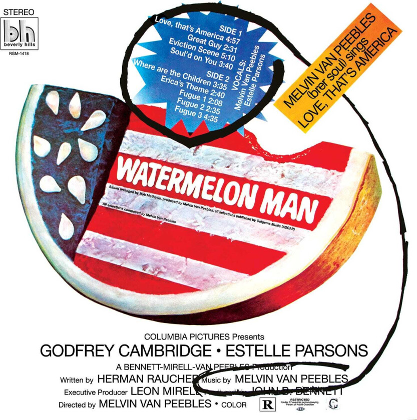 Melvin Van Peebles, Filmmusikk Watermelon Man LP/Vinyl