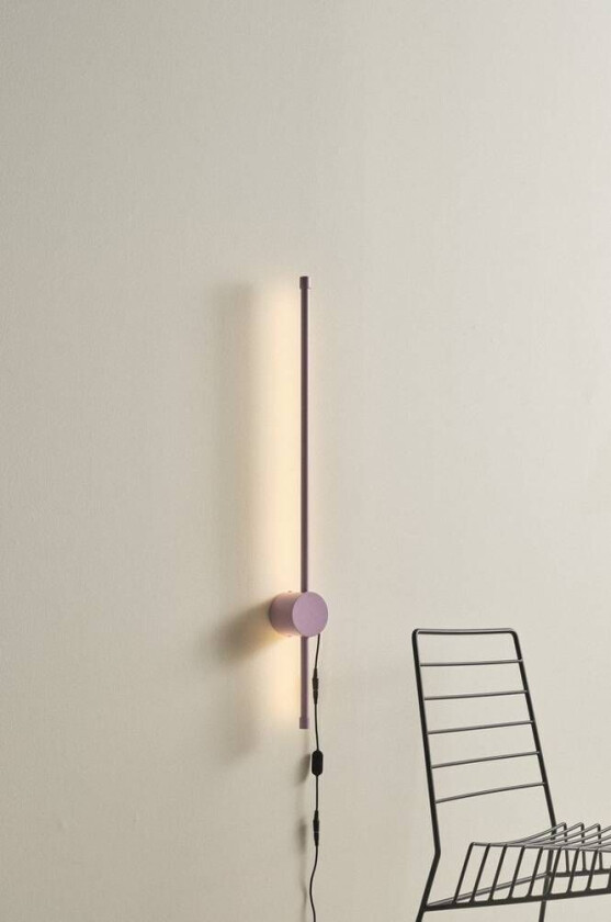 vegglampe 80 cm Lilla