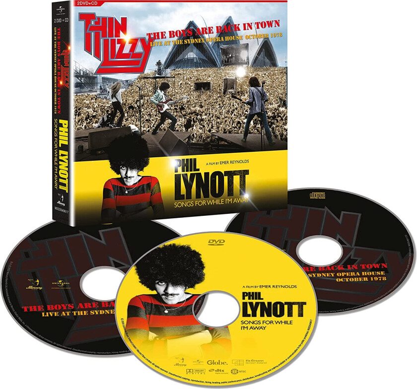 Phil Lynott, Thin Lizzy Songs For While I'm Away + The Boys Are Back In Town CD