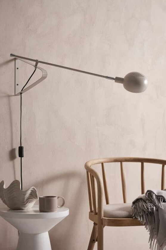 vegglampe Beige