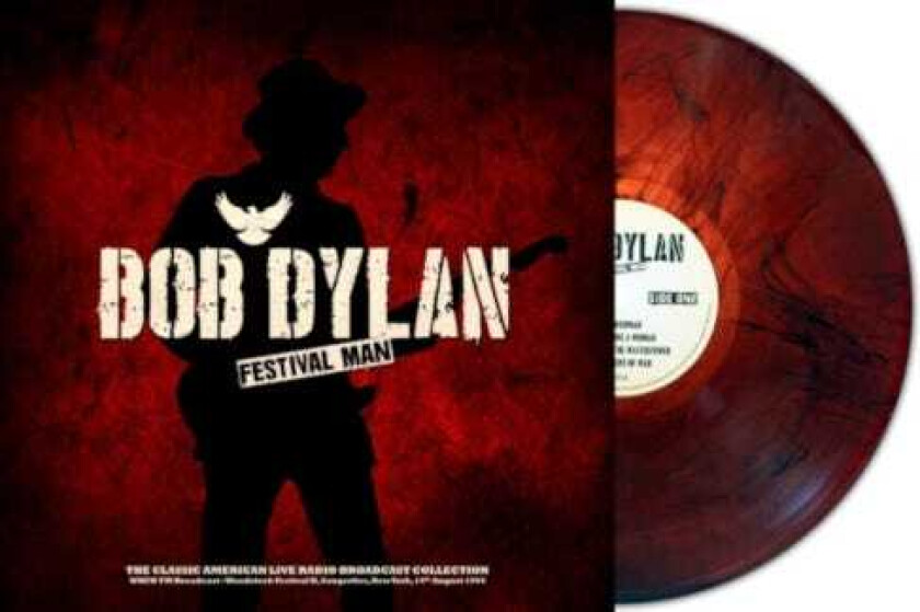 Bob Dylan Festival Man WNEW FM Broadcast Woodstock Festival II Suagerties LP/Vinyl