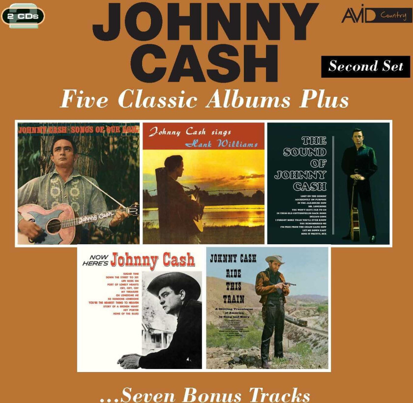 Johnny Cash  Five Classic Albums Plus  CD