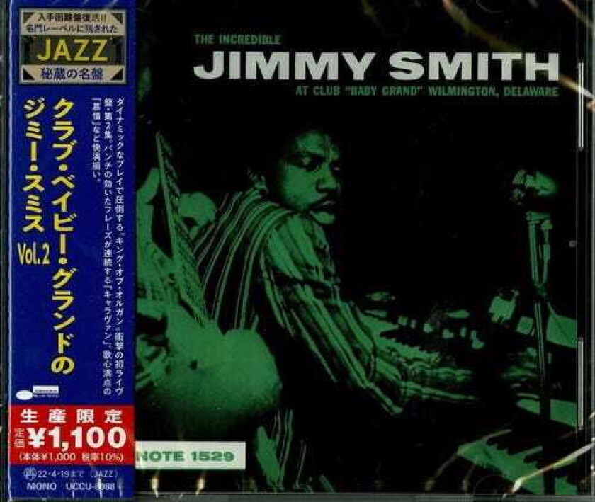 Jimmy Smith Incredible Jimmy Smith At Club Baby Grand Vol 2 CD