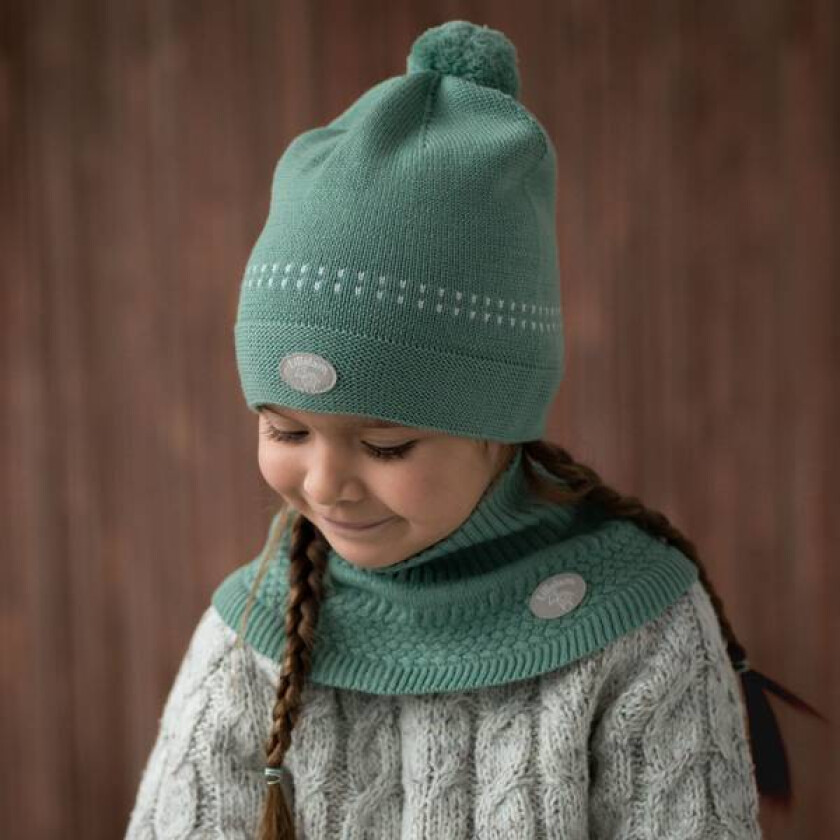 Classic Lue uten knyting, Dus grønn/Sage