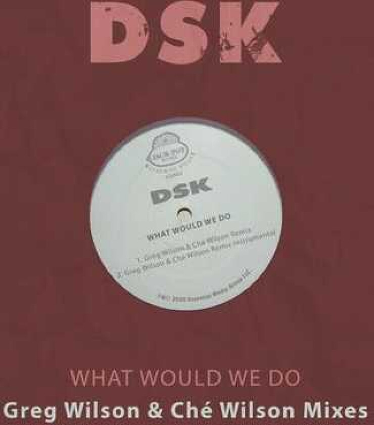 Dsk What Would We Do Greg Wilson & Che Wilson Mixes CD