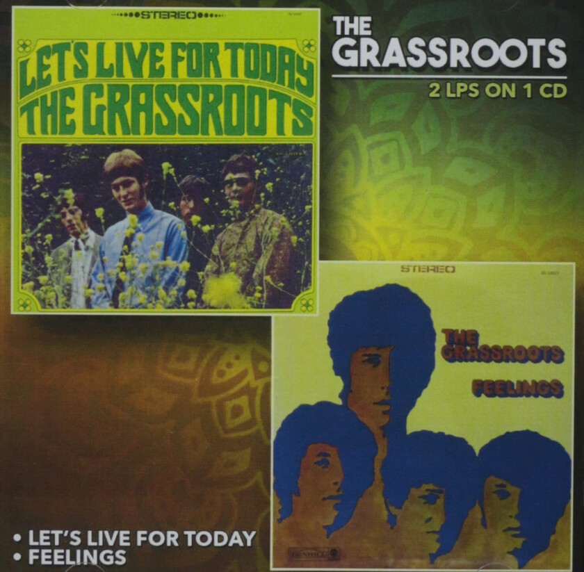Grass Roots Let's Live For Today / Feelings CD