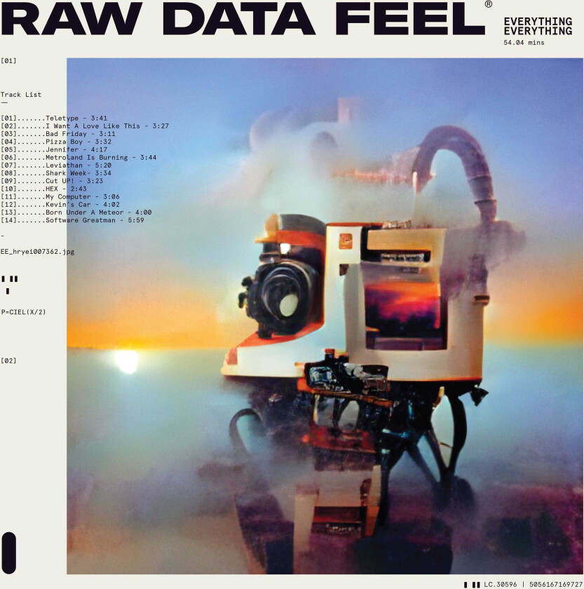 Everything Everything : Raw Data Feel CD (2022)