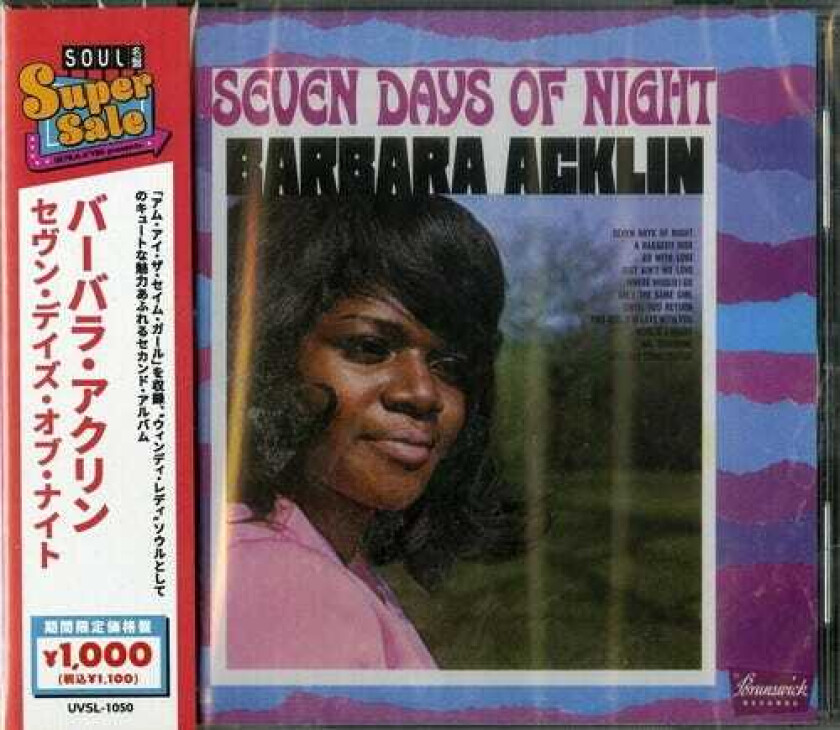 Barbara Acklin Seven Days Of Night CD