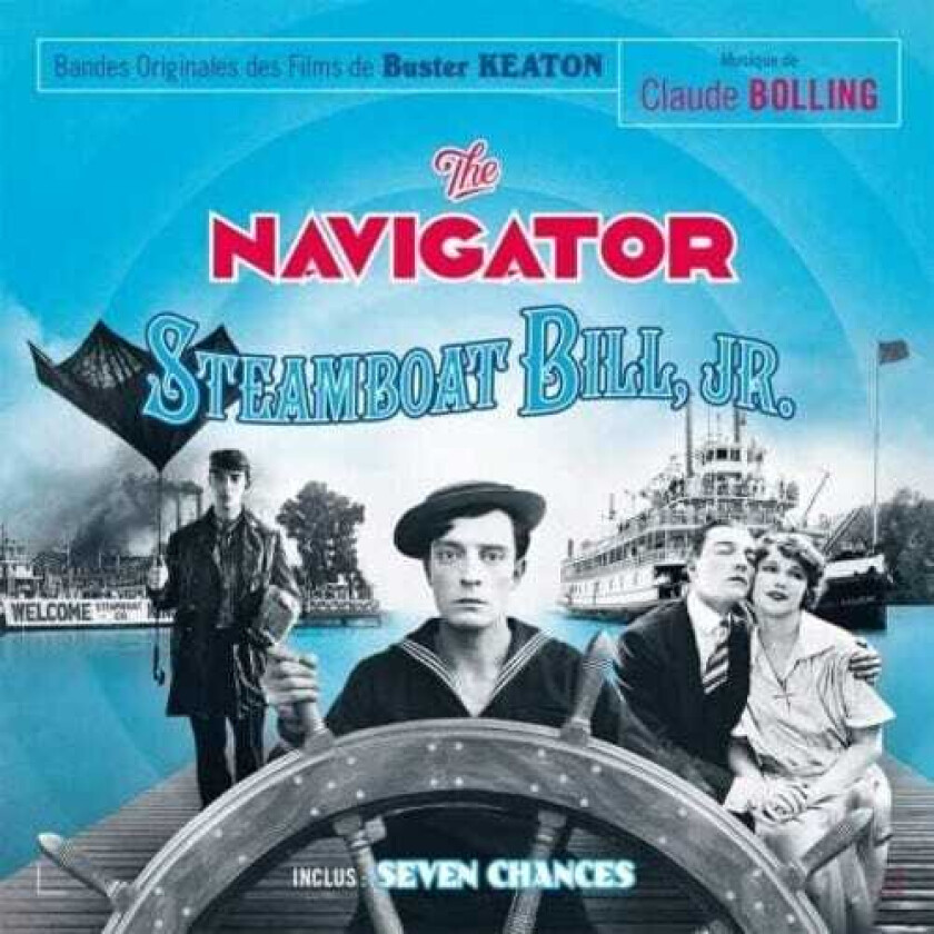 Claude Bolling, Filmmusikk  Navigator / Steamboat Bill Jr / 7 Chances  CD