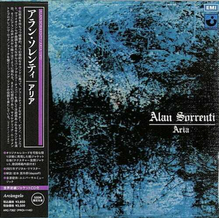 Alan Sorrenti Aria CD