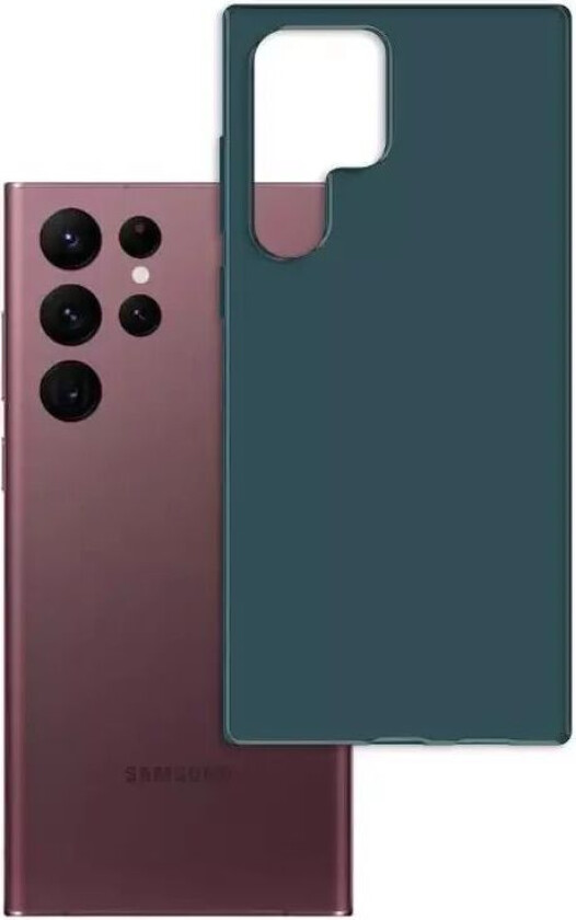 3MK Samsung Galaxy S23 Ultra 3mk TPU Bakdeksel - Grønn