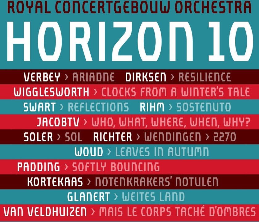 Royal Concertgebouw Orchestra  Horizon 10  CD