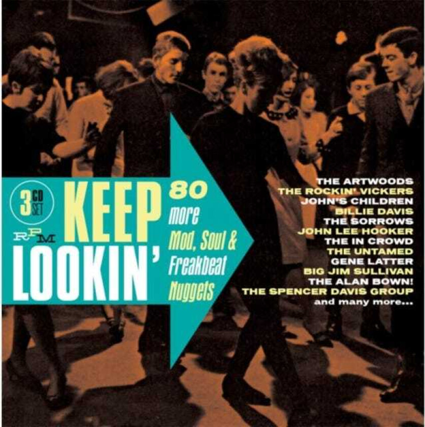 Diverse Artister Keep Lookin' 80 More Mod, Soul & Freakbeat Nuggets CD