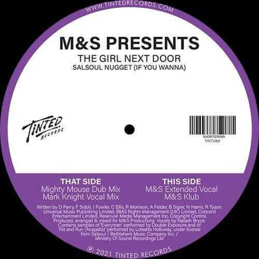 M&S, The Girl Next Door Salsoul Nugget (20th Anniversary Remixes) LP/Vinyl