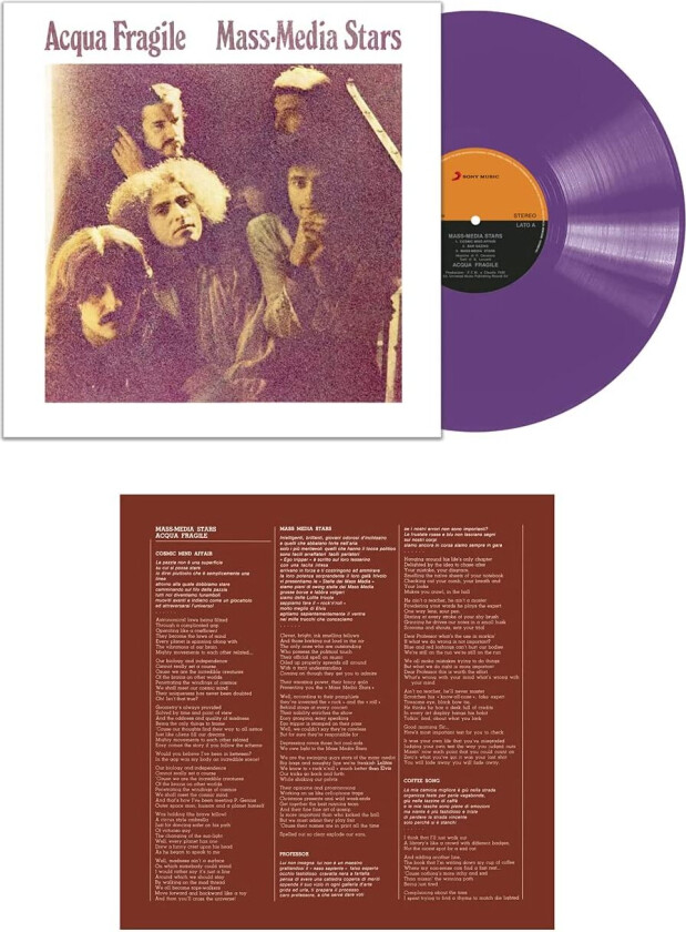 Acqua Fragile Mass Media Stars LP/Vinyl