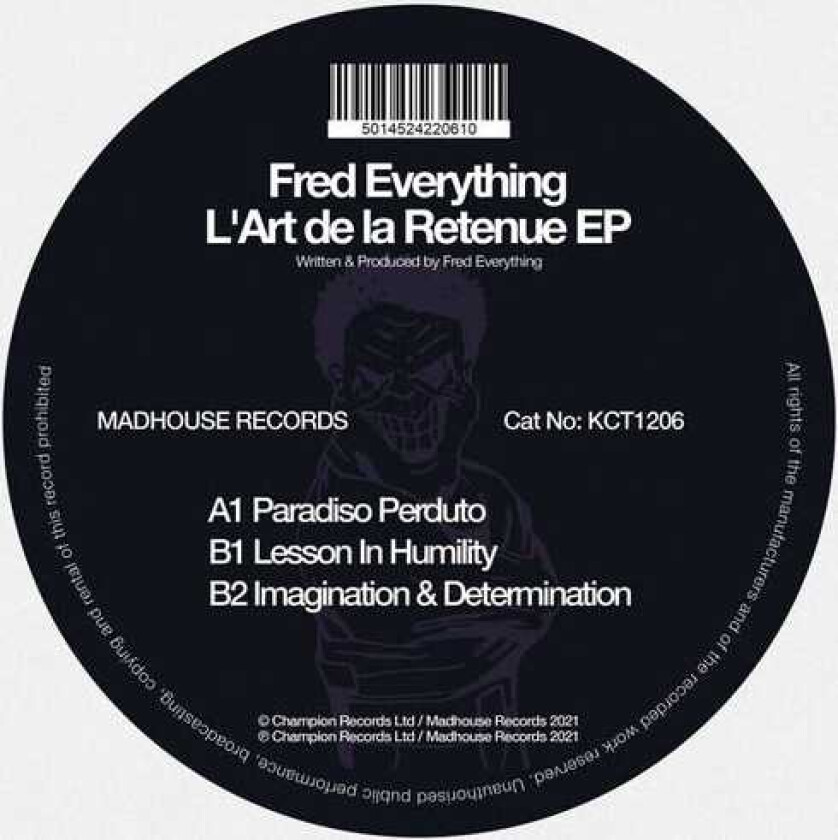 Fred Everything L'art De La Retenue LP/Vinyl