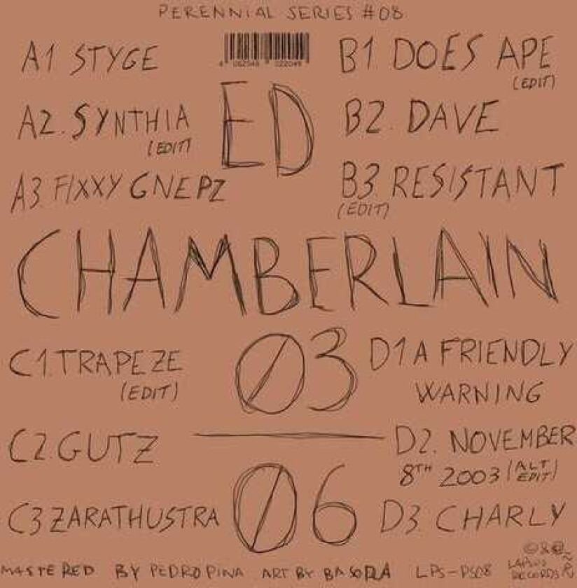 Ed Chamberlain 0306 LP/Vinyl