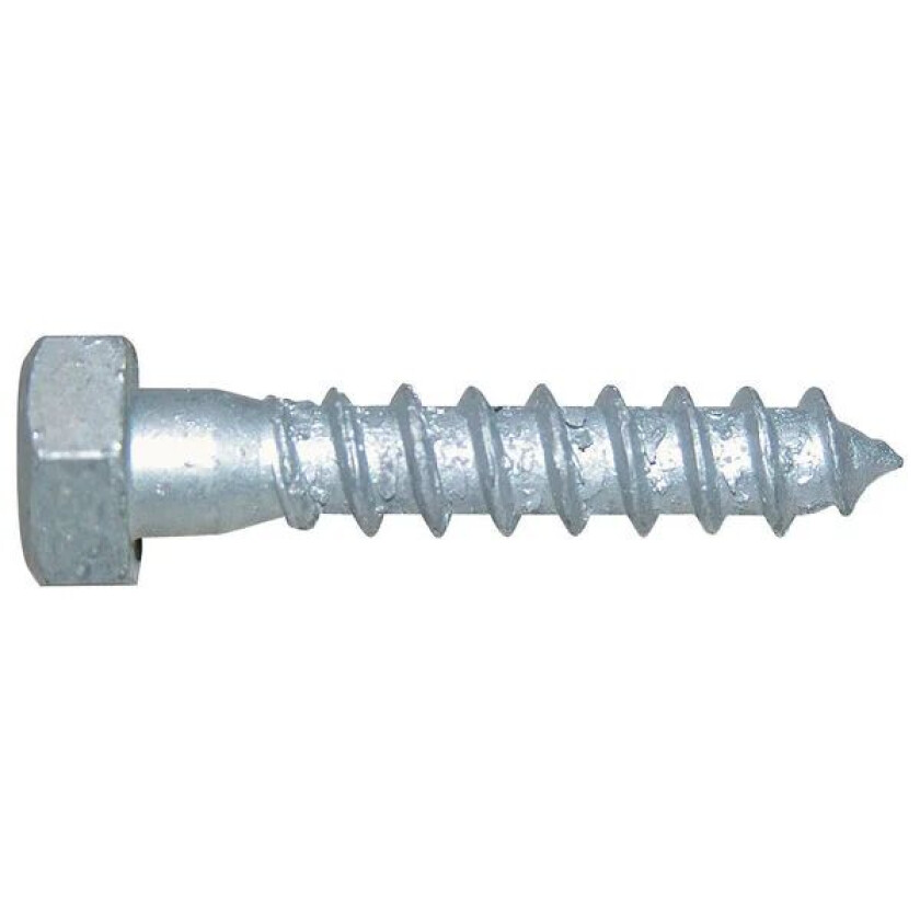 Nkt Fasteners Treskrue Fransk 8x100 Varmeforsinket 50 Stk/pk