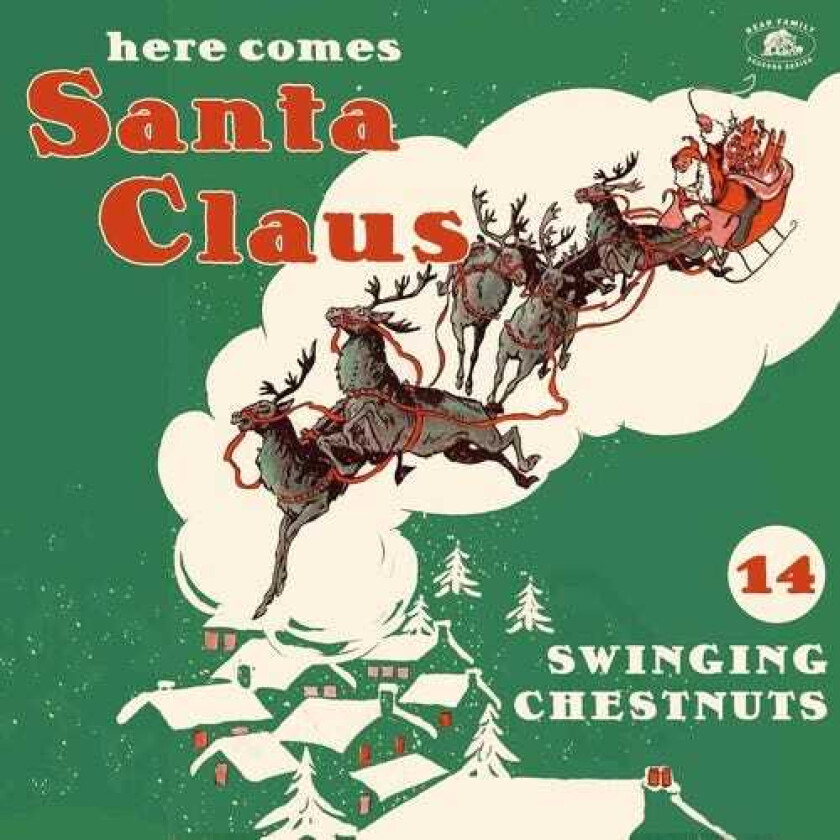 Diverse Artister Here Comes Santa Claus: 14 Swinging Chestnut LP/Vinyl