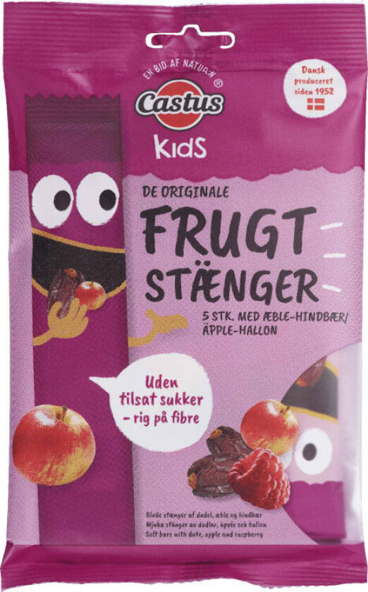 Bilde av Castus Fruktstang Bringebær 100g