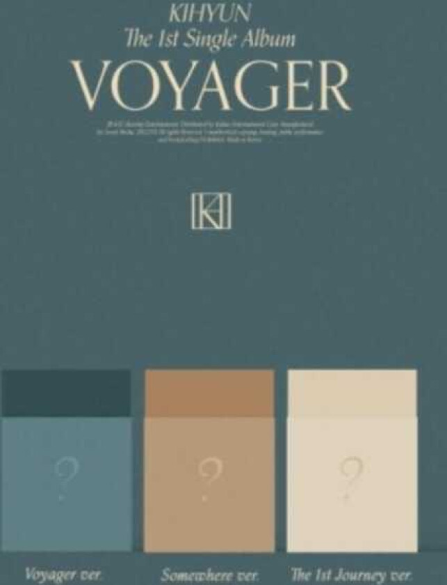 Kihyun Voyager (Incl. 96pg Photobook, Photocard, Photo Sticker + Bookmark) CD