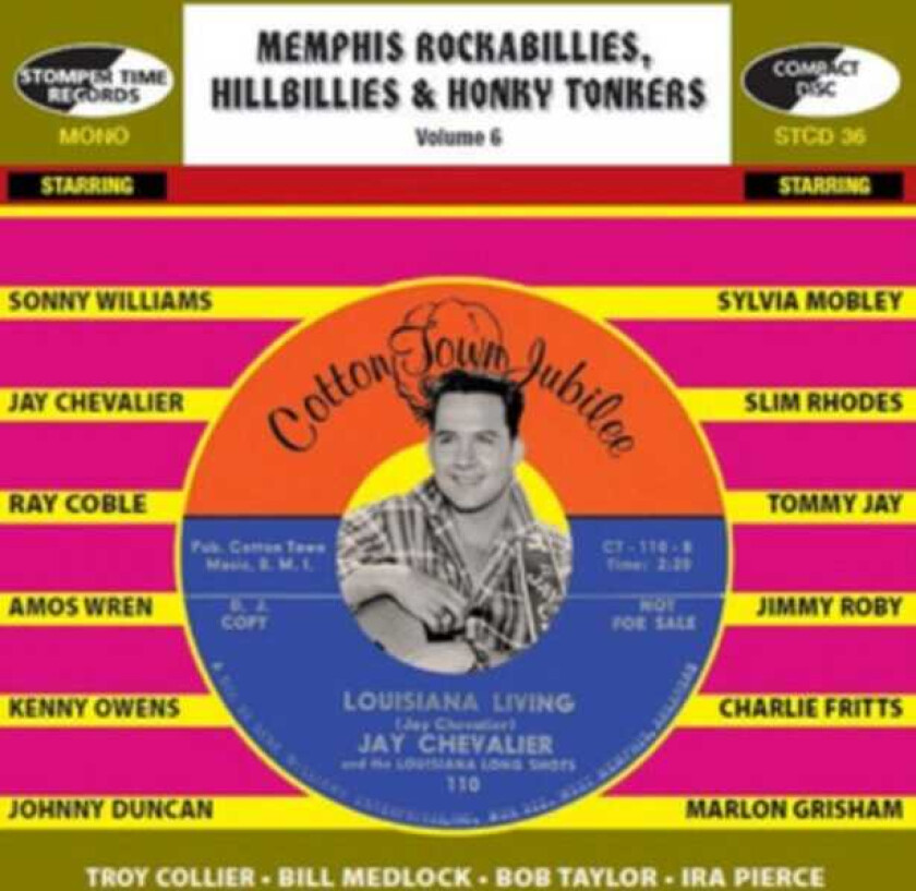 Diverse Artister  Memphis Rockabillies Hillbillies And Honky Tonkers  CD