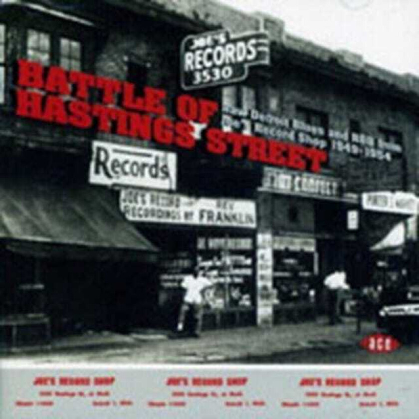 Diverse Artister  Battle Of Hastings Street: Raw Detroit Blues And R&B  CD