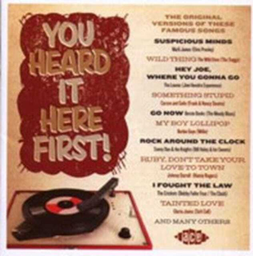 Diverse Artister You Heard It Here First! CD