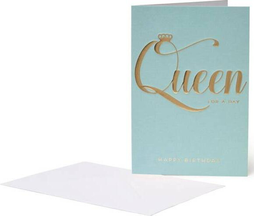 Bursdagskort L Queen For A Day