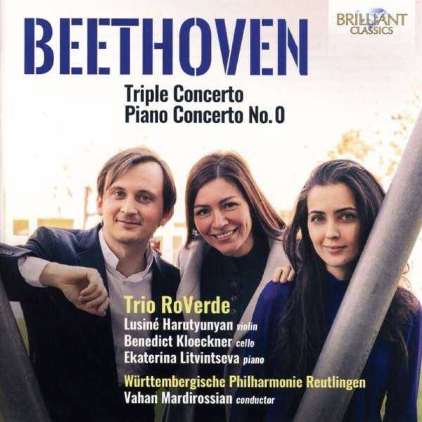 Trio Roverde  Beethoven: Triple Concerto In C, Op. 56 And Piano Concerto In EFlat No. 0, Woo 4  CD