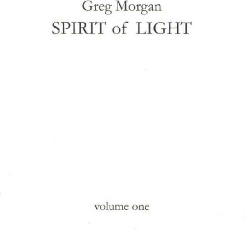 Greg Morgan Spirit Of Light CD