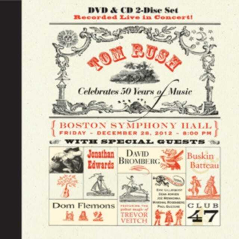 Tom Rush Celebrates 50 Years Of Music CD