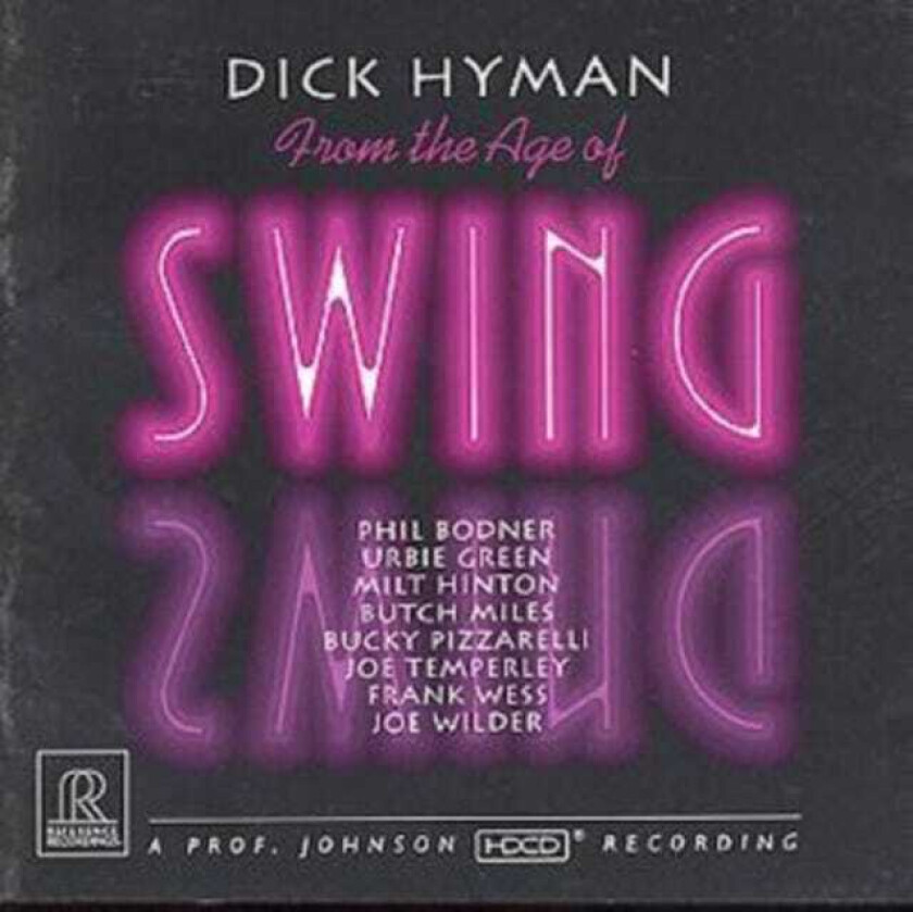 Dick Hyman From The Age Of Swing CD