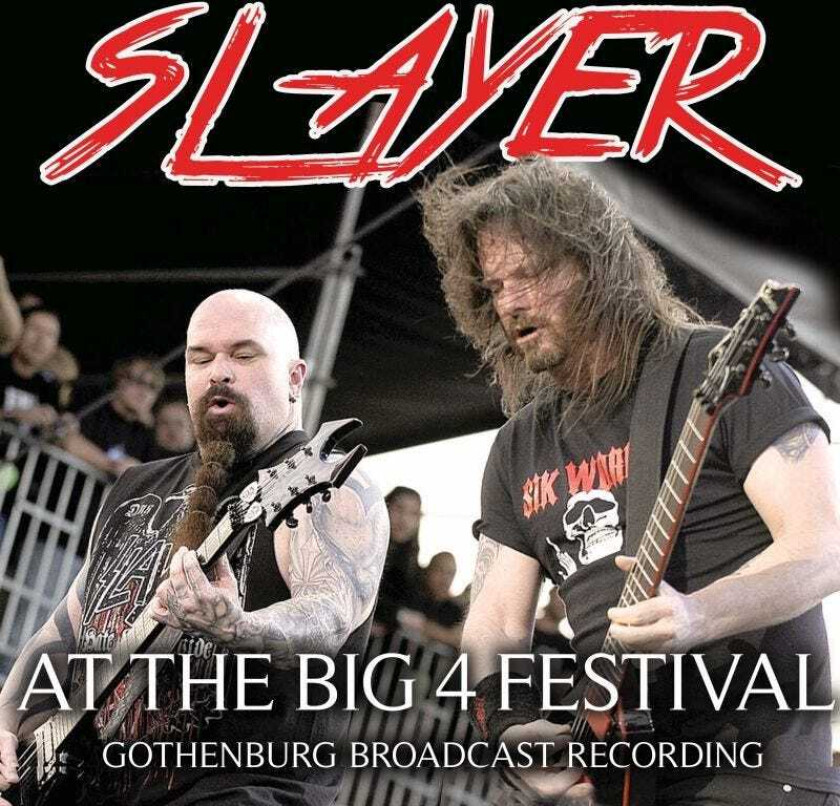 Slayer At The Big 4 Festival Gothenburg Broadcast Recording CD