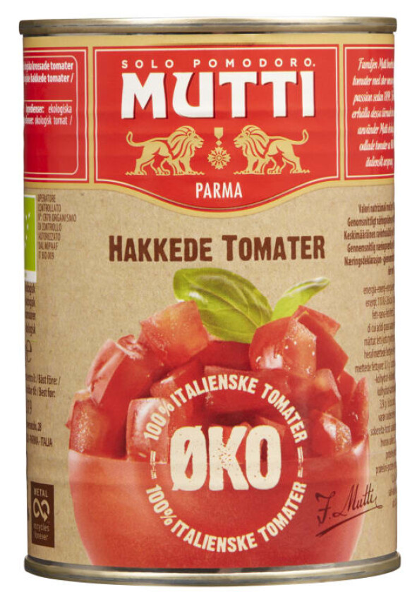 Tomater Hakkede Økologisk 400g