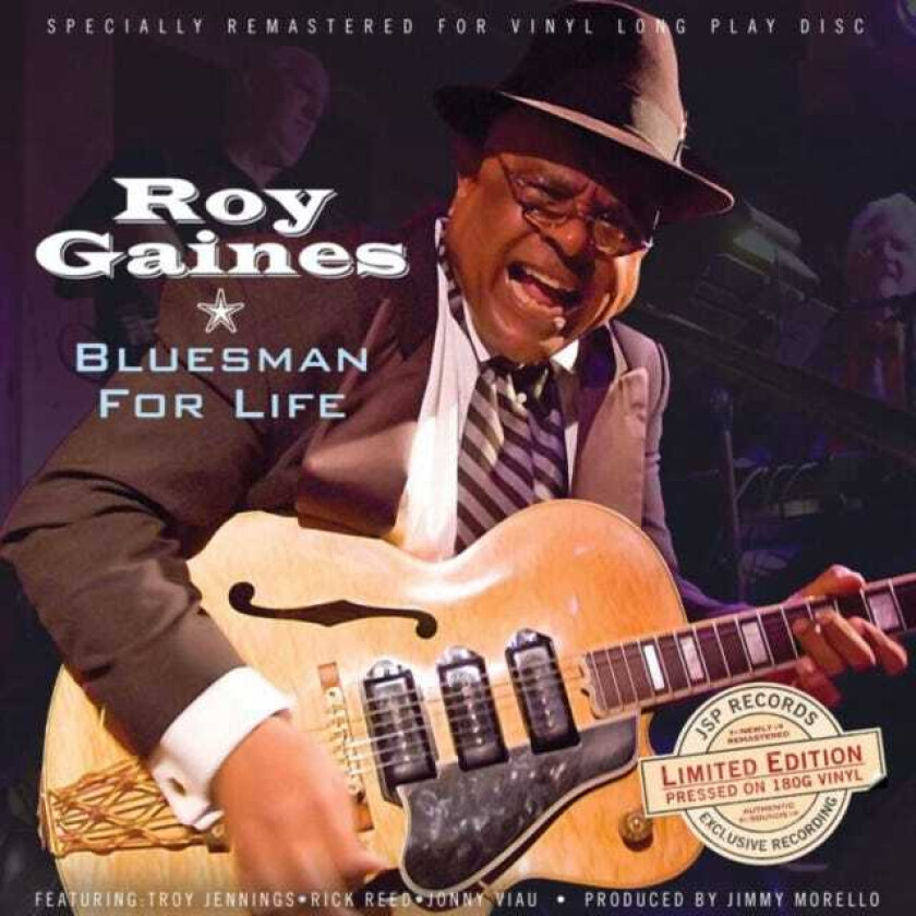 Roy Gaines Bluesman For Life LP/Vinyl