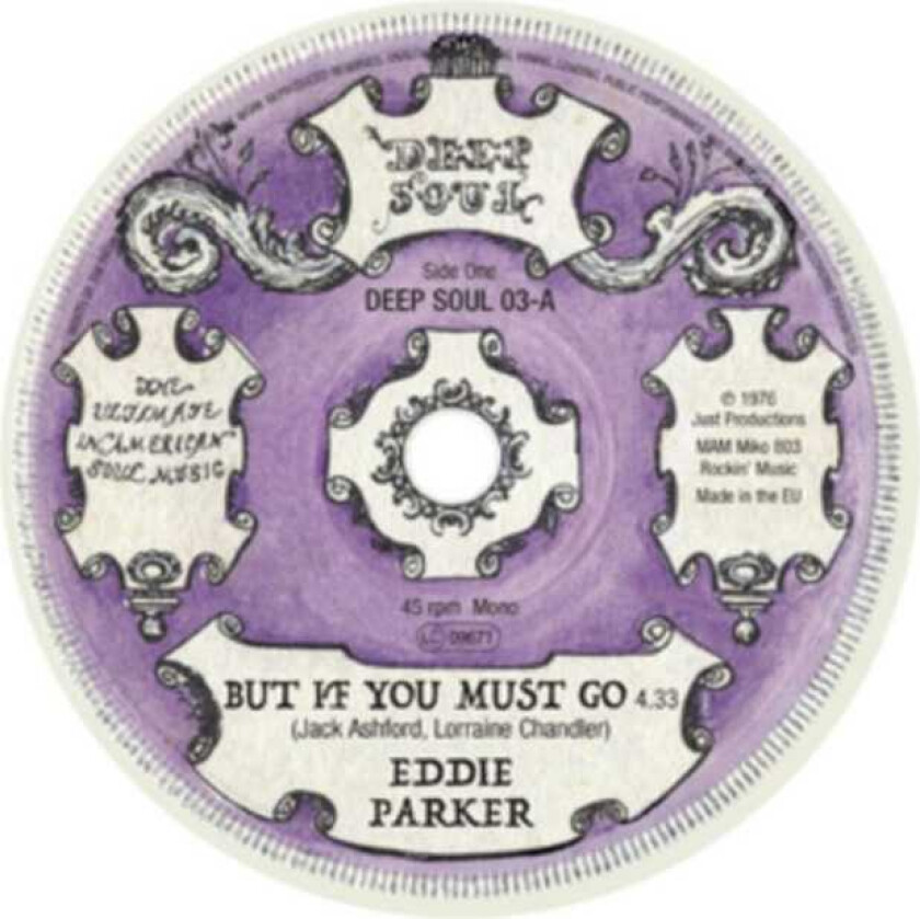 Eddie Parker But If You Must Go LP/Vinyl