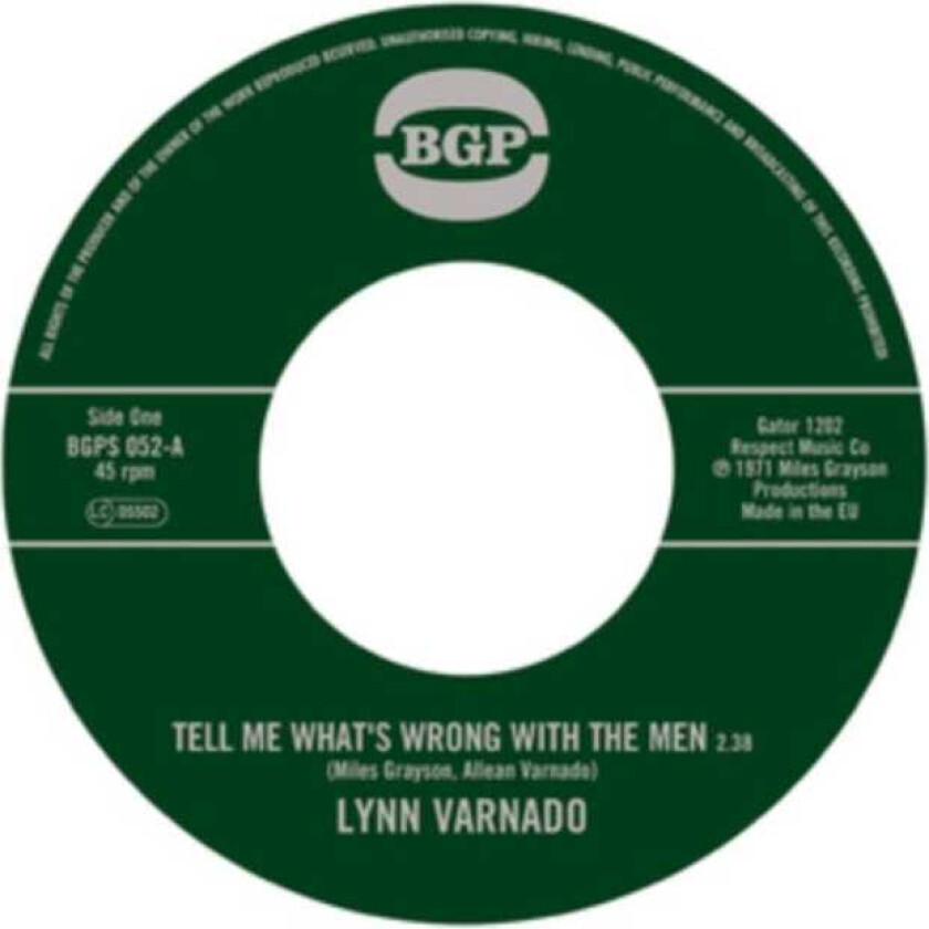 Tell Me What's Wrong With The Men LP/Vinyl