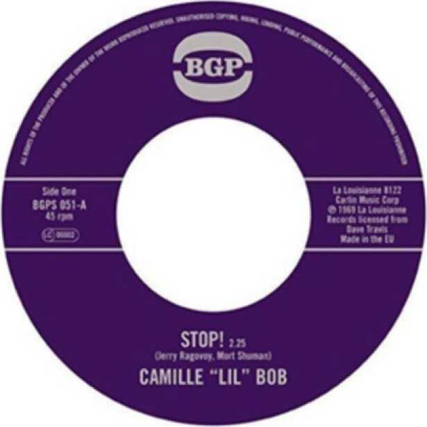 Camille 'Lil' Bob Stop! LP/Vinyl