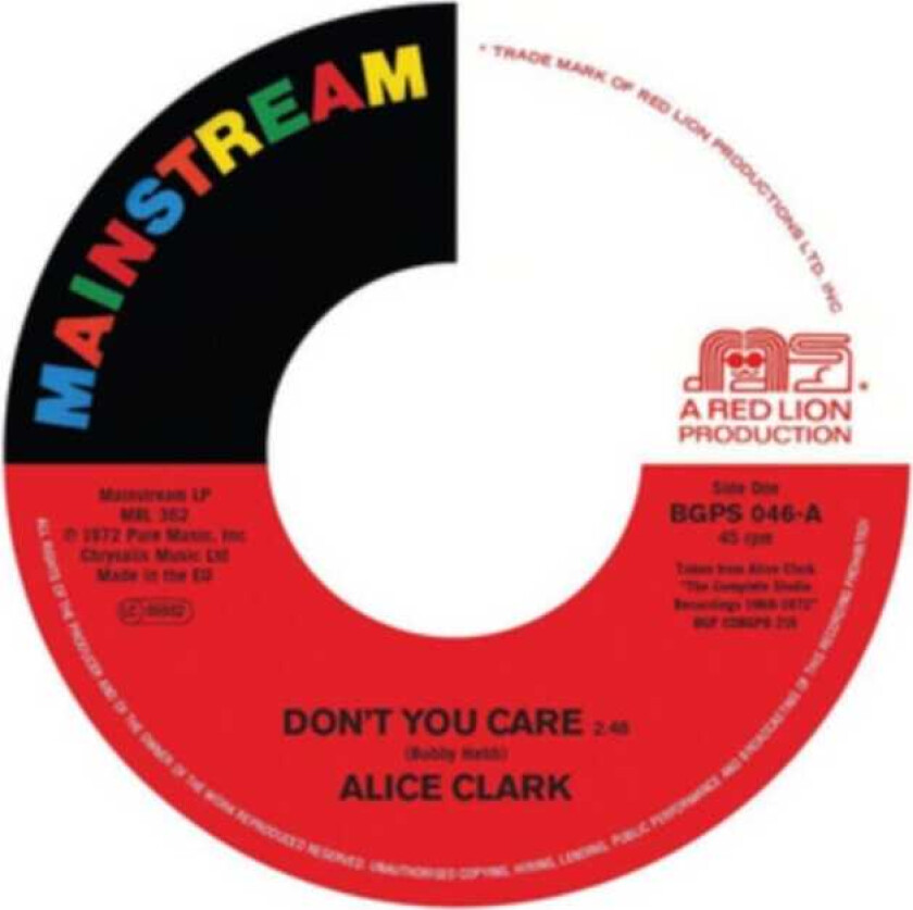 Alice Clark Don't You Care LP/Vinyl
