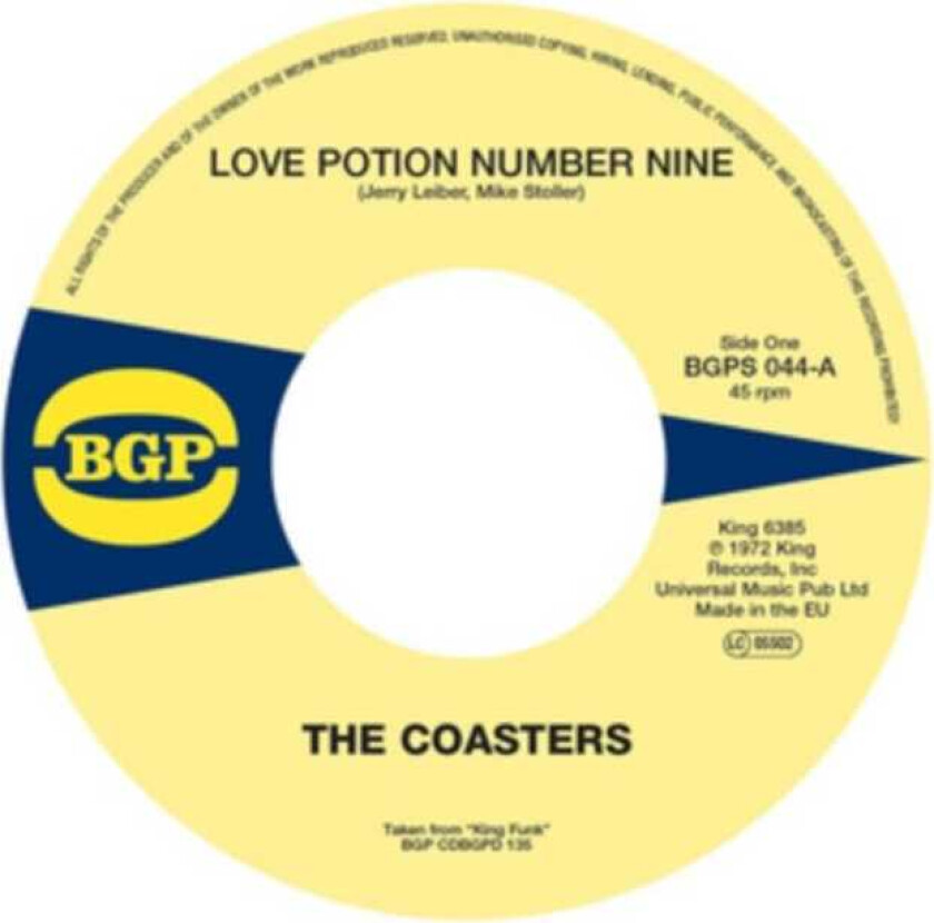 The Coasters Love Potion Number Nine LP/Vinyl
