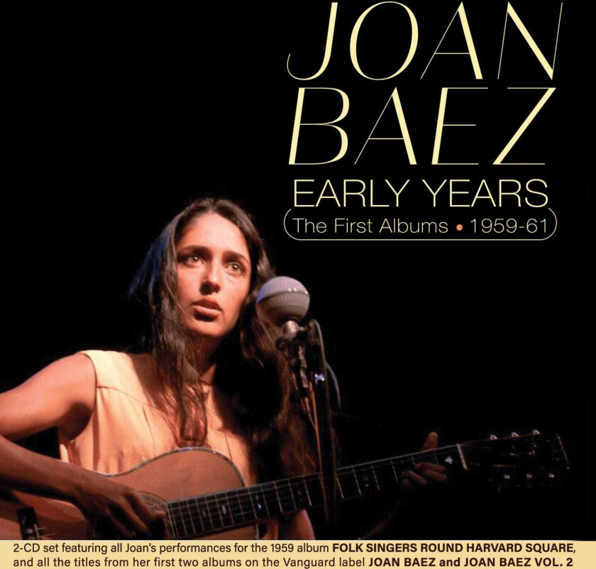 Joan Baez Early Years The First Albums 195961 CD