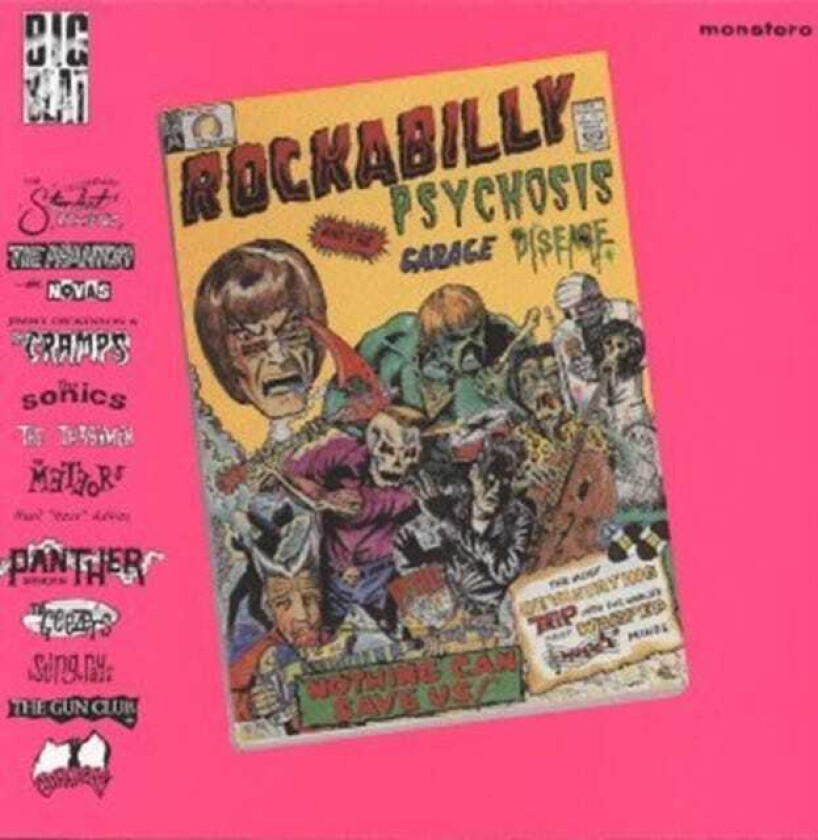 Diverse Artister Rockabilly Psychosis And The Garage Disease LP/Vinyl