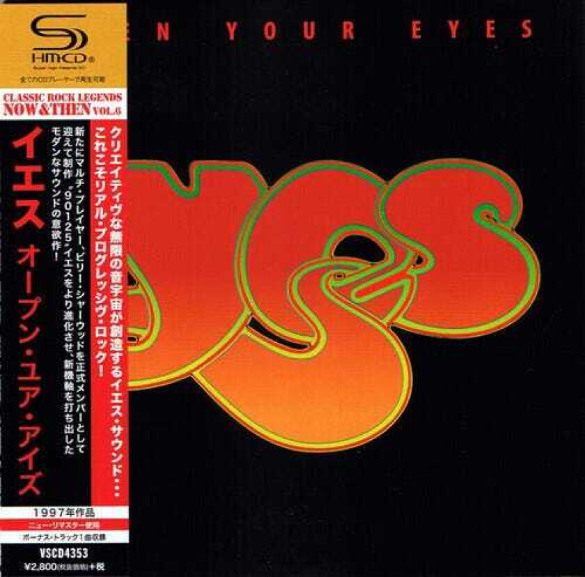 Yes  Open Your Eyes (SHMCD) (Paper Sleeve)  CD