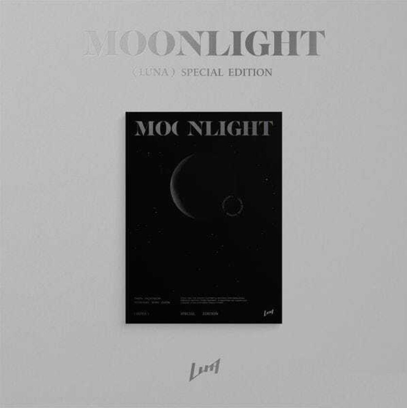 Luna (KPop) Moonlight (Special Edition) (Eclipse Version) (Incl. Photobook, Poster, Photocard, Bookmark + Sticke CD